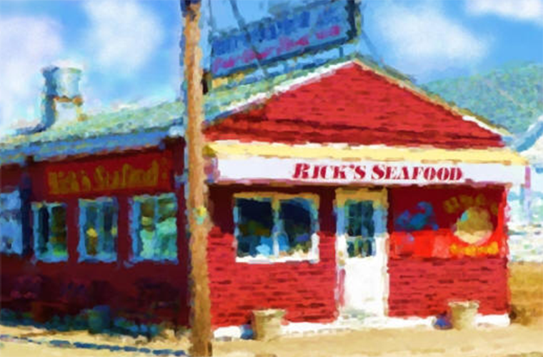 Rick's Seafood restaurant in Wildwood, NJ